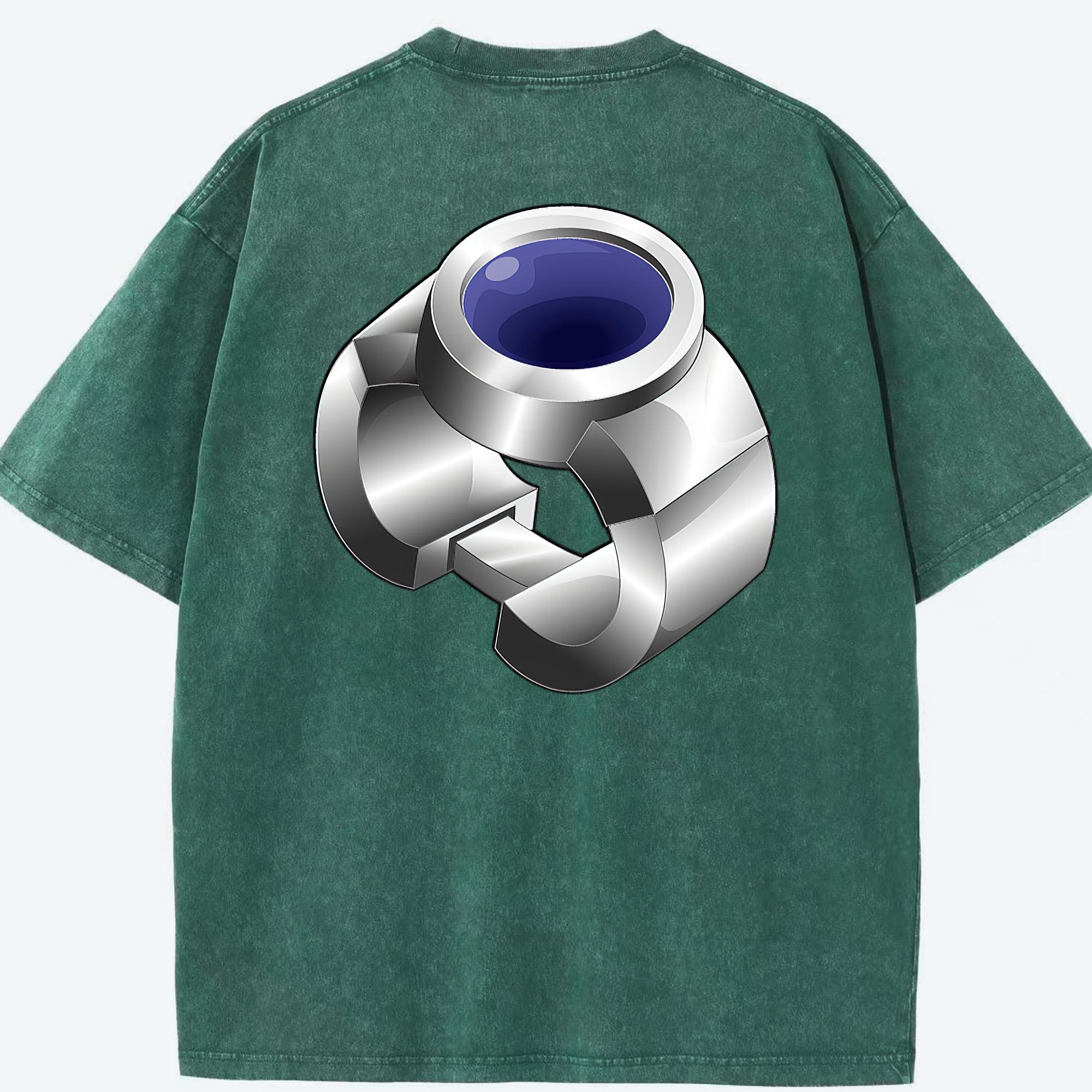 （画像用） 遊☆戯☆王 Yu-Gi-Oh! 綿100% ヴィンテージ風 半袖Tシャツ（背面プリント）